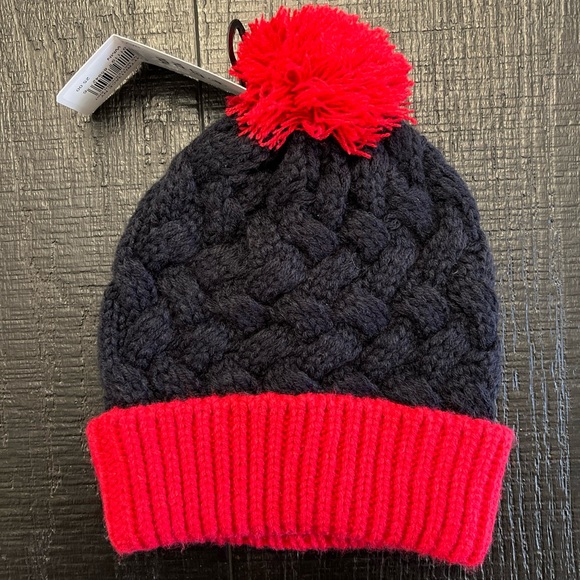 Womens Houston Texans Pompom Beanie NWT NFL Red OS - Picture 8 of 9